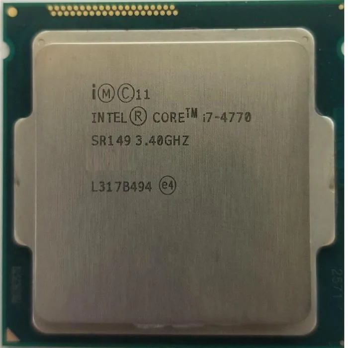 پردازنده اینتل Core i7-4770 بدون باکس — نقرهای | عماد رایان پردازنده اینتل Core i7-4770 بدون باکس — نقرهای