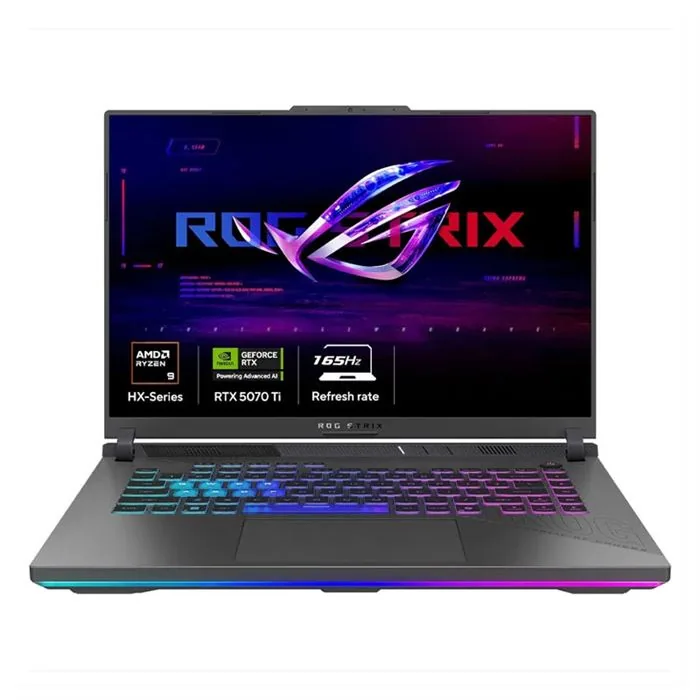 لپ تاپ 16 اینچی ایسوس مدل ROG Strix G16 (2025) G614PR-R9 8940HX-16GB DDR5 5600MHz-1TB SSD-RTX5070Ti 12GB-FHD 165Hz — | عماد رایان لپ تاپ 16 اینچی ایسوس مدل ROG Strix G16 (2025) G614PR-R9 8940HX-16GB DDR5 5600MHz-1TB SSD-RTX5070Ti 12GB-FHD 165Hz —