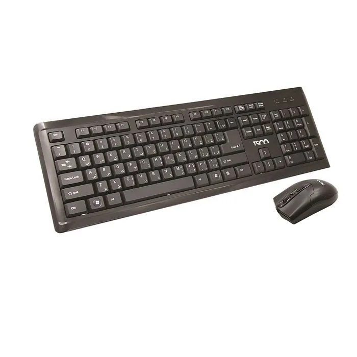 کیبورد و ماوس باسیم تسکو مدل TKM 8050 — مشکی | عماد رایان کیبورد و ماوس باسیم تسکو مدل TKM 8050 — مشکی