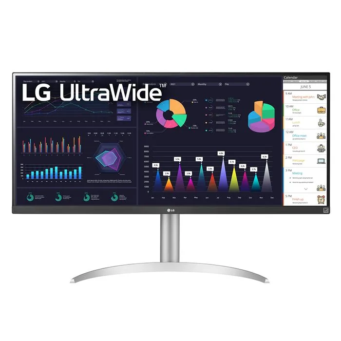 مانیتور گیمینگ 34 اینچ ال جی مدل 34WQ650 W (100هرتز) — سفید | عماد رایان مانیتور گیمینگ 34 اینچ ال جی مدل 34WQ650 W (100هرتز) — سفید