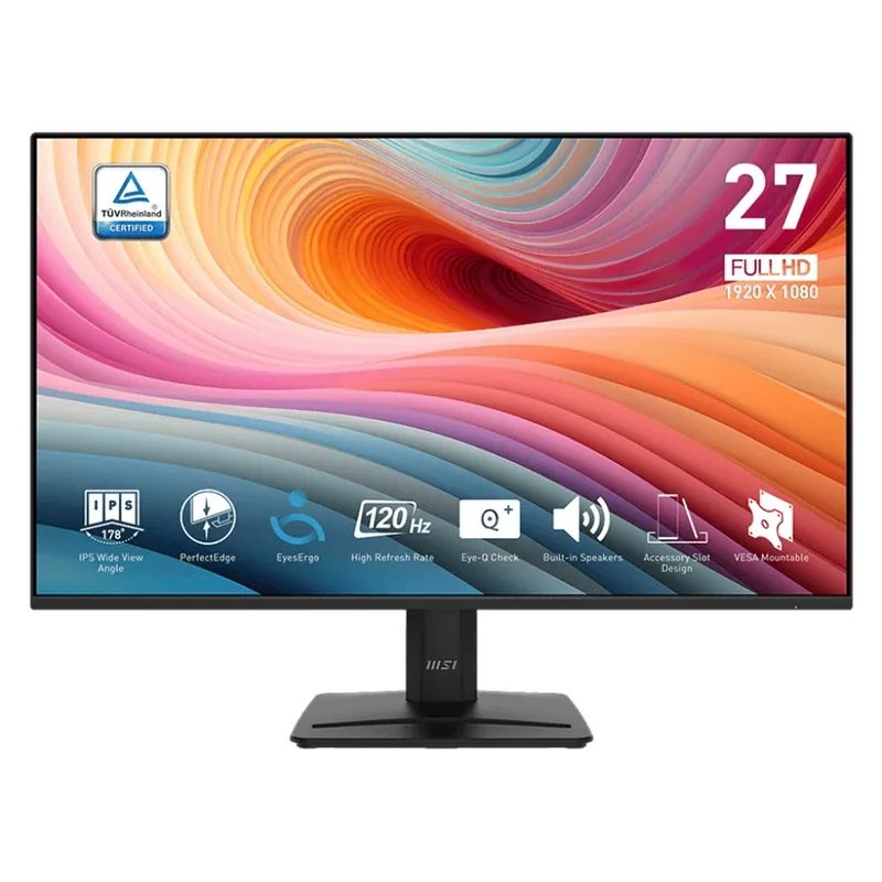 مانیتور 27 اینچ ام اس آی مدل PRO MP275 E2 (120 هرتز) — مشکی | عماد رایان مانیتور 27 اینچ ام اس آی مدل PRO MP275 E2 (120 هرتز) — مشکی