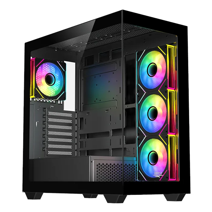 کیس گیمینگ اوست مدل AQ16 MB LITE — مشکی | عماد رایان کیس گیمینگ اوست مدل AQ16 MB LITE — مشکی