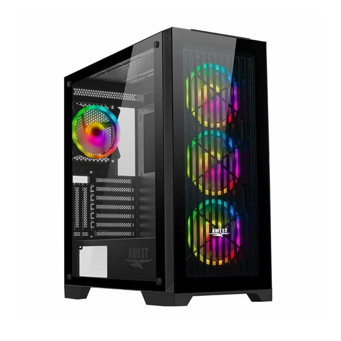 کیس اوست Case Awest GT AV312 MB — مشکی | عماد رایان کیس اوست Case Awest GT AV312 MB — مشکی