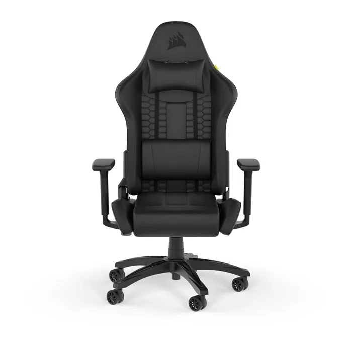 صندلی گیمینگ کورسیر TC100 RELAXED Leatherette Black — مشکی | عماد رایان صندلی گیمینگ کورسیر TC100 RELAXED Leatherette Black — مشکی