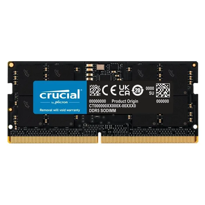 رم لپ تاپ کروشیال DDR5 مدل 16 گیگابایت فرکانس 4800 تک کانال — | عماد رایان رم لپ تاپ کروشیال DDR5 مدل 16 گیگابایت فرکانس 4800 تک کانال —