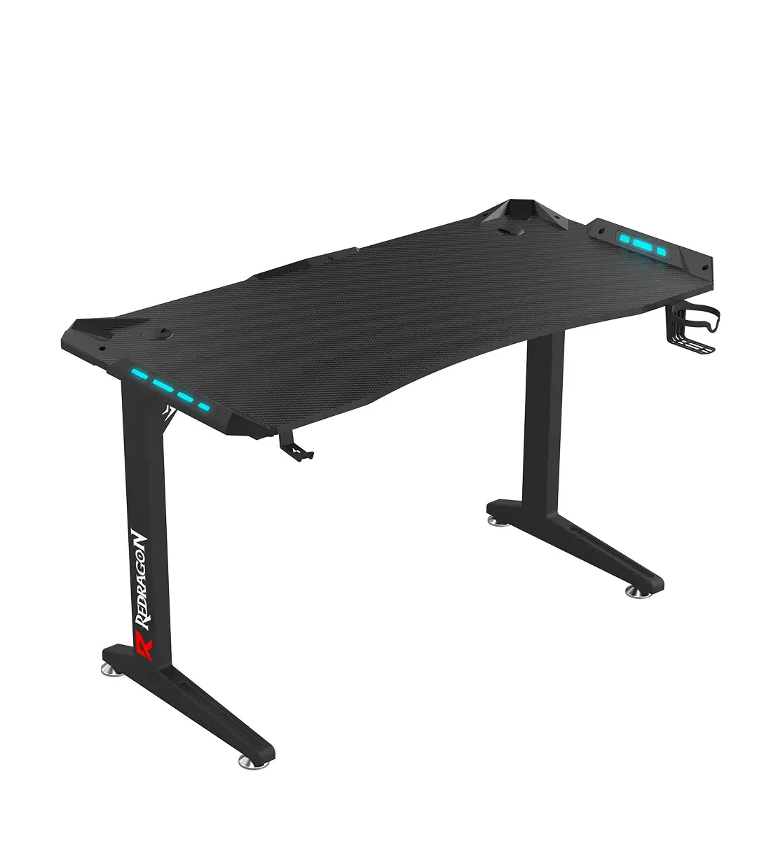 میز کامپیوتر گیمینگ ردراگون مدل GD-3101BK 140cm LED — مشکی | عماد رایان میز کامپیوتر گیمینگ ردراگون مدل GD-3101BK 140cm LED — مشکی