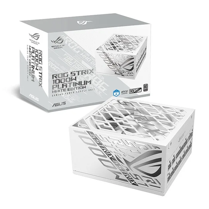 پاور ایسوس 1000 وات مدل ASUS ROG Strix 1000W Platinum White Edition — | عماد رایان پاور ایسوس 1000 وات مدل ASUS ROG Strix 1000W Platinum White Edition —