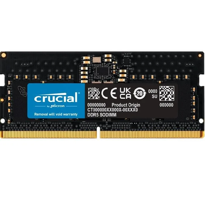 رم لپ تاپ کروشیال DDR5 مدل 16 گیگابایت فرکانس 5600 تک کانال — | عماد رایان رم لپ تاپ کروشیال DDR5 مدل 16 گیگابایت فرکانس 5600 تک کانال —