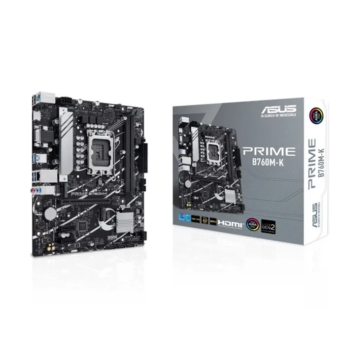 مادربرد ایسوس Motherboard Asus Prime B760M-K DDR5 — | عماد رایان مادربرد ایسوس Motherboard Asus Prime B760M-K DDR5 —