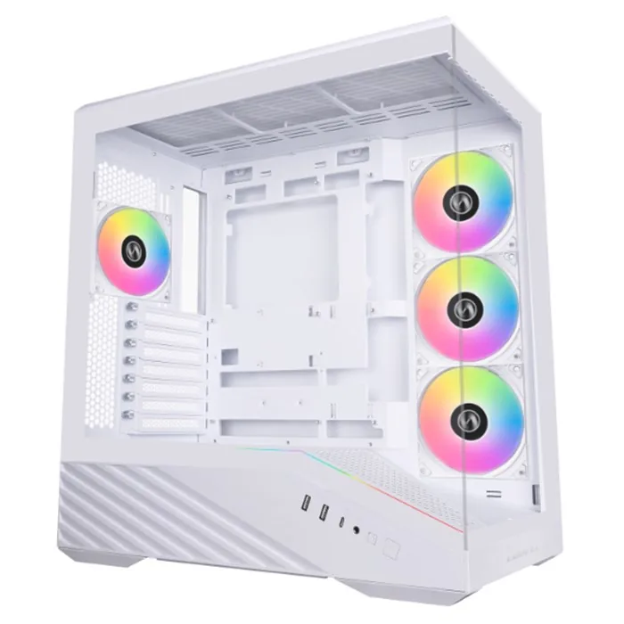 کیس گیمینگ لیان لی سفید Vector V100R — سفید | عماد رایان کیس گیمینگ لیان لی سفید Vector V100R — سفید