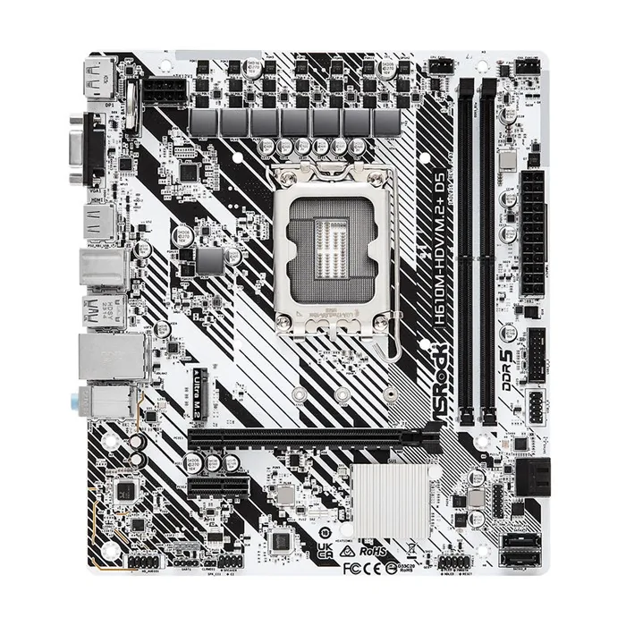 مادربرد ازراک مدل H610M-HDV/M.2+ DDR5 — | عماد رایان مادربرد ازراک مدل H610M-HDV/M.2+ DDR5 —