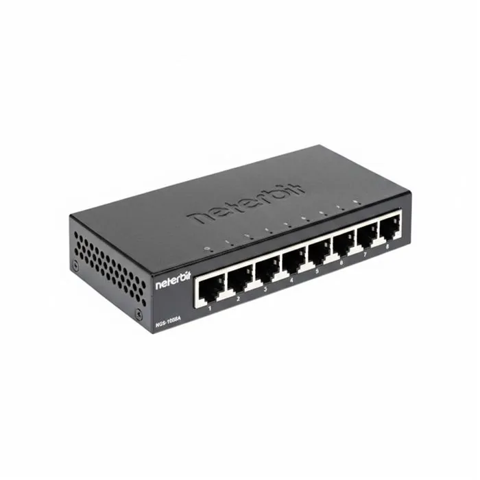سوئیچ هشت پورت نتربیت مدل NGS-1008E-A — | عماد رایان سوئیچ هشت پورت نتربیت مدل NGS-1008E-A —