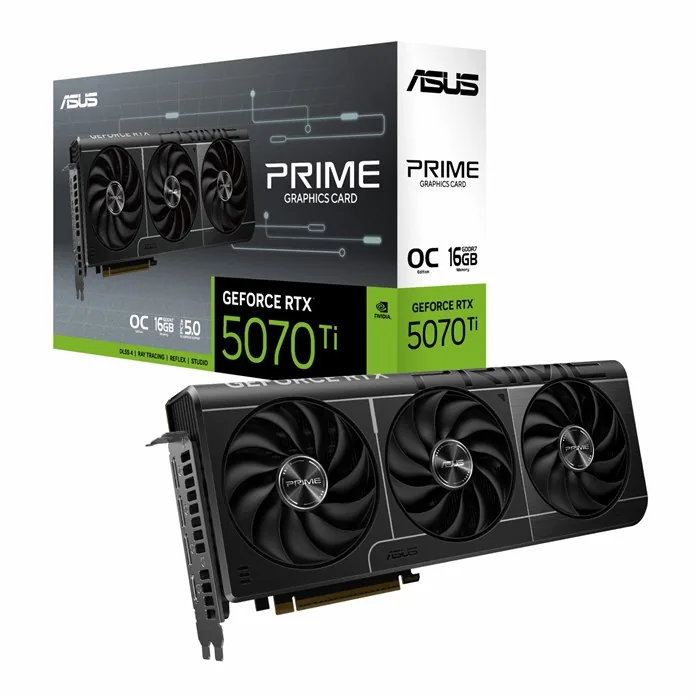 کارت گرافیک ایسوس PRIME GeForce RTX 5070 Ti 16GB GDDR7 OC Edition — | عماد رایان کارت گرافیک ایسوس PRIME GeForce RTX 5070 Ti 16GB GDDR7 OC Edition —