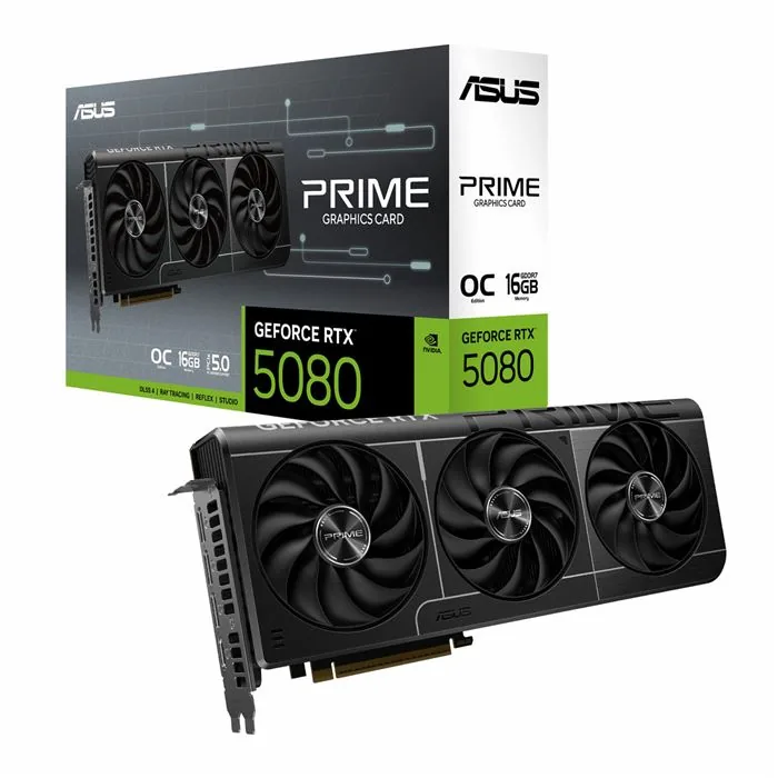 کارت گرافیک ایسوس PRIME GeForce RTX 5080 16GB GDDR7 OC Edition — | عماد رایان کارت گرافیک ایسوس PRIME GeForce RTX 5080 16GB GDDR7 OC Edition —