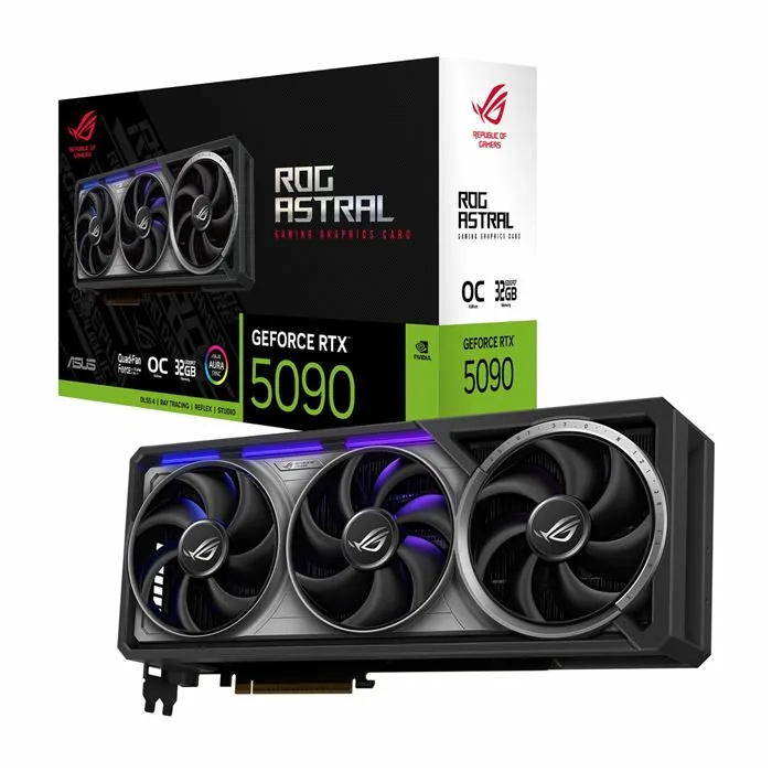 کارت گرافیک ایسوس ROG Astral GeForce RTX 5090 32GB GDDR7 OC Edition — | عماد رایان کارت گرافیک ایسوس ROG Astral GeForce RTX 5090 32GB GDDR7 OC Edition —