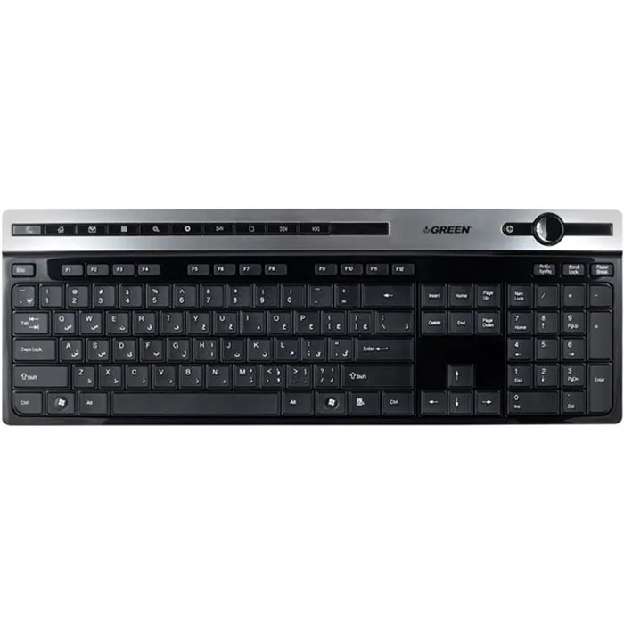 کیبورد با سیم گرین GK-503 — | عماد رایان کیبورد با سیم گرین GK-503 —