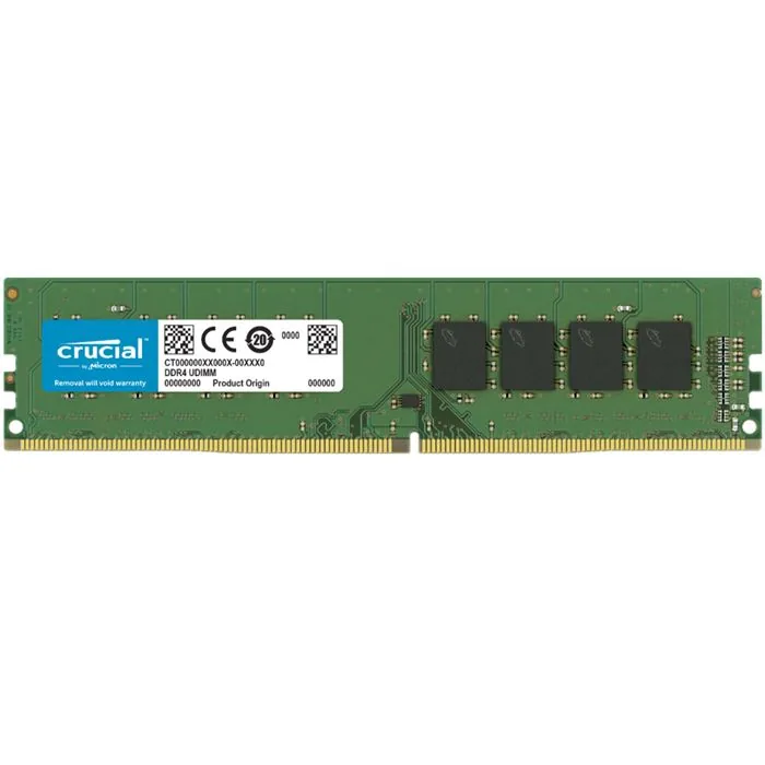 رم کامپیوتر DDR4 تک کاناله 2666 مگاهرتز CL19 کروشیال ظرفیت 4 گیگابایت — مشکی | عماد رایان رم کامپیوتر DDR4 تک کاناله 2666 مگاهرتز CL19 کروشیال ظرفیت 4 گیگابایت — مشکی