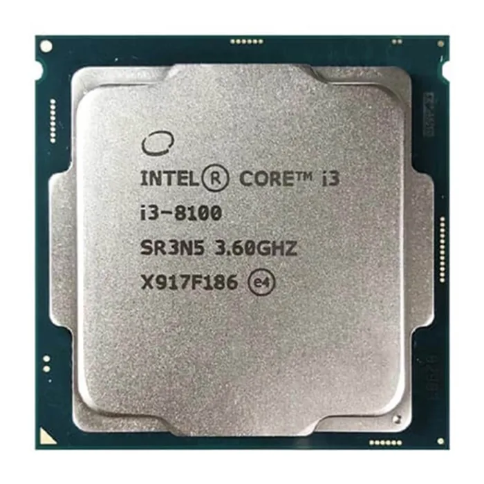 پردازنده اینتل Core i3-8100T بدون باکس — نقرهای | عماد رایان پردازنده اینتل Core i3-8100T بدون باکس — نقرهای