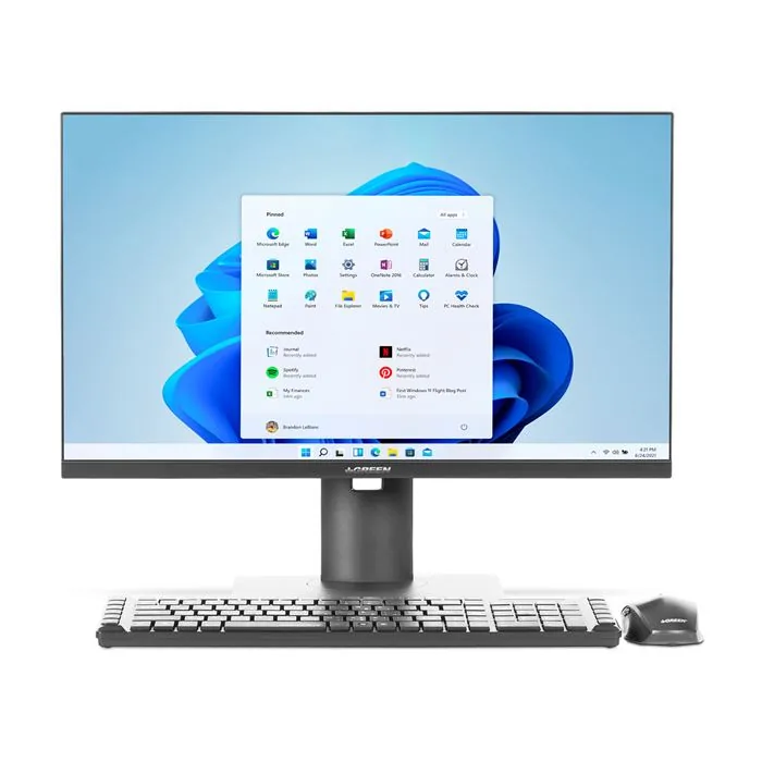 کامپیوتر All in One گرین GT624 i58S - Core i5 12400 8GB 512GB — مشکی | عماد رایان کامپیوتر All in One گرین GT624 i58S - Core i5 12400 8GB 512GB — مشکی