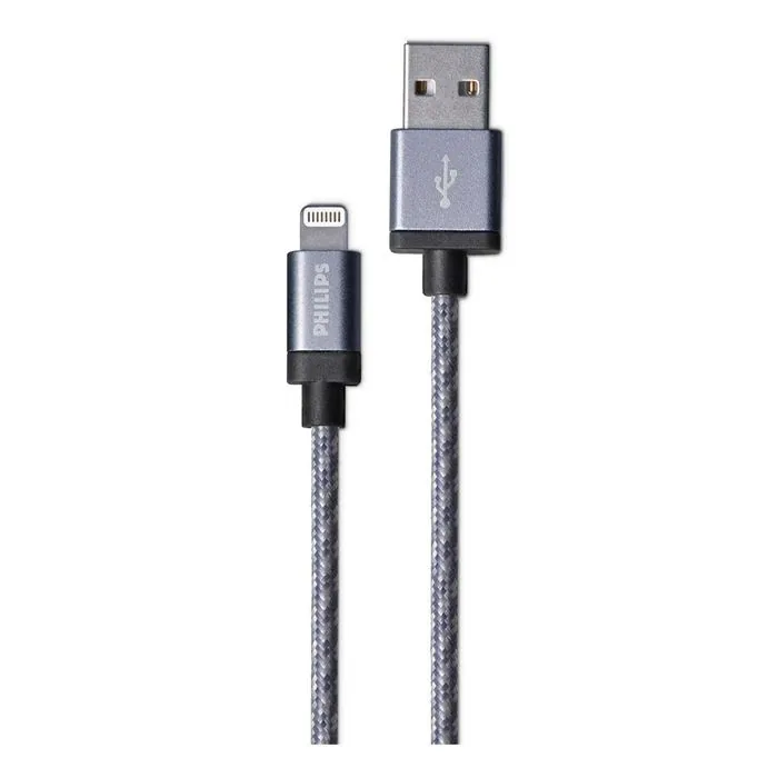 کابل تبدیل USB به LIGHTNING فیلیپس مدل DLC2508 طول 1.2 متر — | عماد رایان کابل تبدیل USB به LIGHTNING فیلیپس مدل DLC2508 طول 1.2 متر —