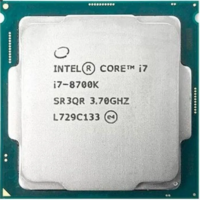 پردازنده اینتل Core i7-8700K بدون باکس — نقرهای | عماد رایان پردازنده اینتل Core i7-8700K بدون باکس — نقرهای