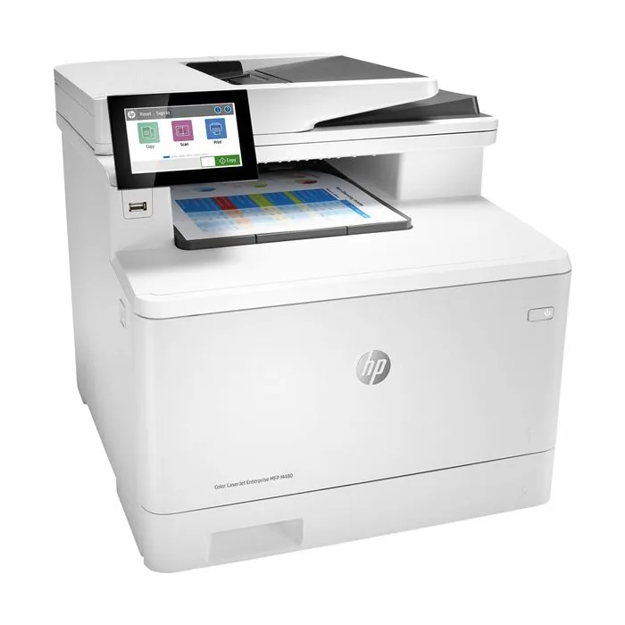 پرینتر چند کاره لیزری اچپی مدل Color LaserJet Enterprise MFP M480f — سفید | عماد رایان پرینتر چند کاره لیزری اچپی مدل Color LaserJet Enterprise MFP M480f — سفید