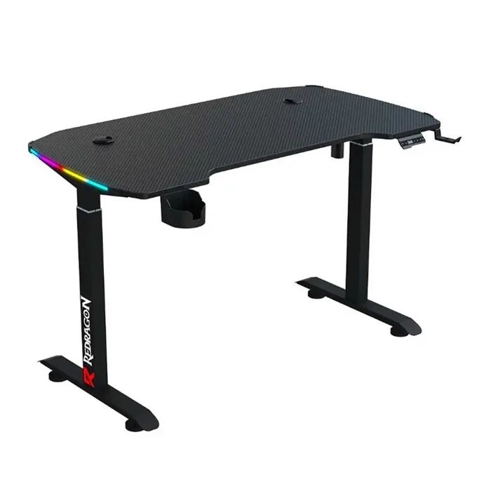 میز کامپیوتر گیمینگ موتور دار ردراگون مدل GD-3320-S 120cm RGB — مشکی | عماد رایان میز کامپیوتر گیمینگ موتور دار ردراگون مدل GD-3320-S 120cm RGB — مشکی