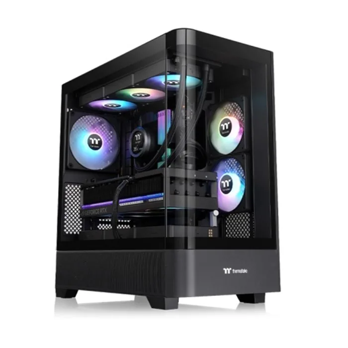 کیس گیمینگ ترماتیک مدل View 290 TG ARGB - Black — مشکی | عماد رایان کیس گیمینگ ترماتیک مدل View 290 TG ARGB - Black — مشکی