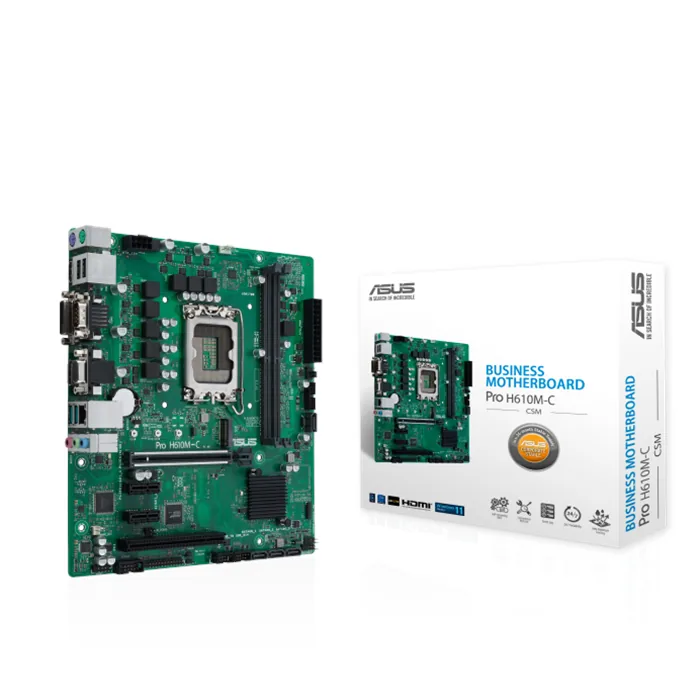 مادربرد ایسوس Motherboard Asus Pro H610M C D5 CSM — | عماد رایان مادربرد ایسوس Motherboard Asus Pro H610M C D5 CSM —
